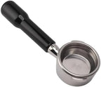 58mm Bottomless Portafilter for Gaggia Baby and More, Stainless Steel Coffee Machine Accessory with Double Ears Design (Black) - Image 5
