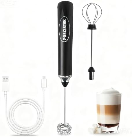 Rechargeable Handheld Milk Frother, 2-in-1 Electric Coffee Frother by Unknown