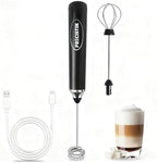 Rechargeable Handheld Milk Frother, 2-in-1 Electric Coffee Frother by Unknown