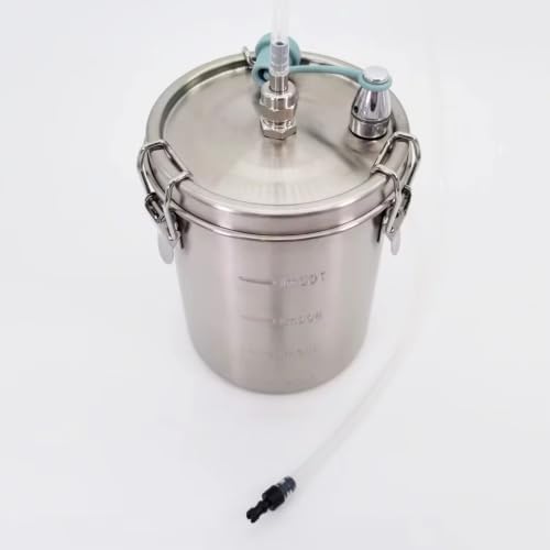 1000ml Milk Storage Tank with Frothing Pitcher for Coffee by Jieotwice