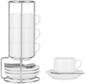 3 Ounce Espresso Cups Set of 4, White by Renewrevital
