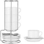3 Ounce Espresso Cups Set of 4, White by Renewrevital
