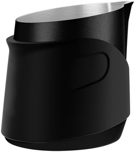 Handleless Milk Frothing Pitcher Stainless Steel Kitchen Tool for Latte Design Outdoors Coffee Art Equipment Handleless Milk Frothing Pitcher Professional Baristas Pouring Jar Stainless Steel Tool Jar by Unknown