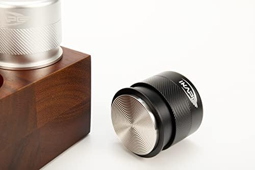 IKAPE 51mm Espresso Tamper, Premium Barista Coffee Calibrated Tamper with Spring Loaded, 100% Stainless Steel Tamper Compatible with All 51MM Bottomless Portafilter (Black) - Image 3