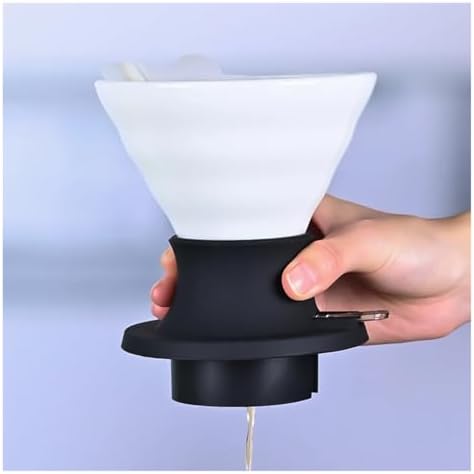 Creative Design Ceramics Soaking Adjustable Pour Over Coffee Dripper Filters(White) - Image 5