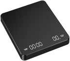 Coffee Scale, Rectangular Digital Scale, 0.1g-3000g, Dual Timer by Unknown