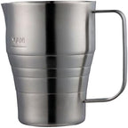 Milk Frothing Pitchers Jug Large Capacity 900ml/30oz Stainless Steel Espresso Steaming Pitcher Cup Cappuccino Coffee Machine Accessories by Flojeausy