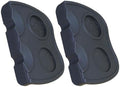 2pcs Silicone Espresso Tamp Mat for Coffee Enthusiasts, Black by POPETPOP