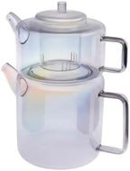 Karaca Flat Luster Borosilicate Glass Teapot with Infuser - Clear Turkish Tea Maker - Ideal for Herbal, Loose Leaf - Teapot with Strainer (1.1L) & Tea Kettle (1.8L) for Stovetop - Image 2