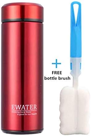 Glass Liner Vacuum Flask Stainless Steel Water Bottle Insulated Travel Coffee Mug,11oz,9oz Available (11oz, Red) - Image 3