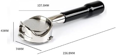 58mm 3 Ear Hollow Bottomless Portafilter Barsetto，Compatible For Barsetto, BAE01/BAE02/BAEO2S Barista Accessory(S Colore wood) - Image 2