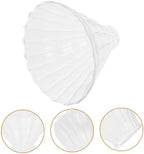 Balacoo 10pcs - Glass Coffee Dripper Coffee Filters for Brewing Fit for and Cups - Image 4