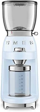 Smeg 50's Retro Style Aesthetic Coffee Grinder, CGF01 (Pastel Blue) by Unknown