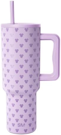 Simple Modern Disney Tumbler w/Handle &Straw Lid,Minnie Mouse Me on Violet Breeze,Trek Collection,Insulated Stainless Steel,Water Bottle Travel Mug,Reusable,Gifts - Women Men 40 Ounces (Pack of 12) by Unknown