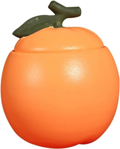 Tea Orange Shaped Tea Jar Tea Container Tea Dispenser Ceramic Tea Jar Tea Sealed Jar Tea Tin Can Loose Leaf Tea Bottles Ceramic Storage Jar Good Luck Ceramics by Unknown