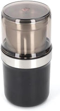EVGATSAUTO Electric Coffee Grinder, SUS304 Precision Grooming Tool Coffee Bean Grinder, 200W 100g Capacity with Cleaning Brush and Non Slip Base for Home Kitchen Beans Nuts Grains by Evgatsauto