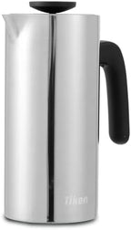 Tiken 34 Oz (1 L) Stainless Steel Thermal Coffee Carafe and French Press Coffee Maker, Silver - Image 5