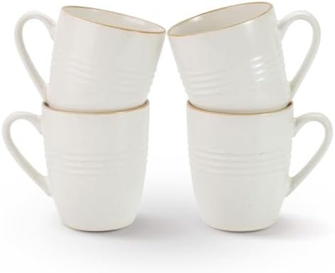 famiware Jupiter Coffee Mugs Set of 4, 13oz Coffee Mug Cups with Handle by Famiware