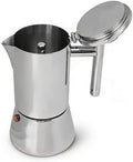 Dilwe Classic Stovetop Coffee Maker, Stainless Steel Coffee Maker Coffee Pot for Classic Italian Coffee, Coffee Cooker for Home and Camping, Easy to Operate (500ml) by Dilwe