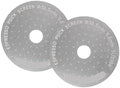 51/53/58.5mm Puck Screen 0.2/0.8mm Metal Reusable Coffee Filter For Espresso Portafilter Basket Coffee Accessories(2pcs Hollow 58.5mm) by Unknown