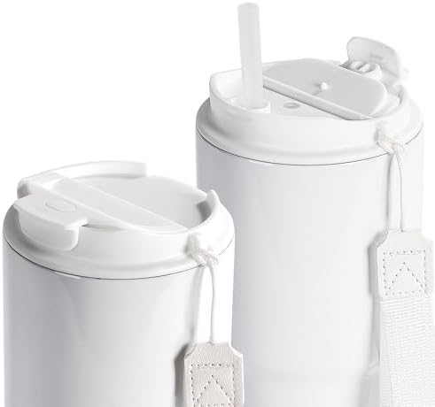 PYD Life 6 Pack Sublimation Coffee Tumblers 20 OZ with Lid and Straw - Image 4