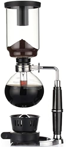 JITEM Cafetera Syphon Coffee Maker Japanese Style Vacuum Glass Siphon Pot Percolators 3-5 Cups Glass Tabletop Siphon Coffee Maker for Coffee or Tea by Unknown