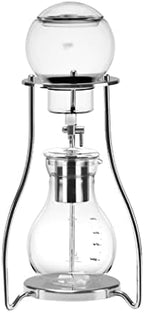 JITEM Cafetera Ice Cold Dripper Coffee and Tea Maker Dripper Brewer Maker with Adjustable Water Flow Stainless Steel Filter Glass Carafe for Coffee or Tea by Unknown