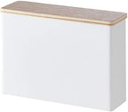 Wood-Accent Size 02 Coffee Filter Case - Kitchen Storage Holder Container,White by Unknown