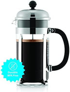 Bodum 34oz Chambord French Press Coffee Maker with BPA-Free Tritan Plastic Carafe, Brushed - Image 2