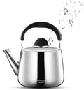 3 Quart Whistling Tea Kettle, 18/8 Stainless Steel Stovetop Kettle for Gas Stove Induction by MAXCOOK