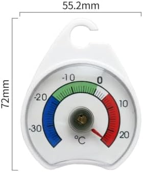Fridge Thermometer -30°C to 20°C Refrigerator Freezer Temperature Gauge - Image 4