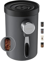 Veken Electric Vacuum Coffee Canister with Window, Auto-Seal Container,19OZ by Veken