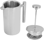 Stainless Steel French Press Coffee Maker Double Wall Insulated Portable French Press Pot for Home Outdoor Camping Travel (1000ml) - Image 5