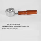 Coffee 58MM Bottomless Portafilter,Compatible With GAGGIA,Filter Basket Replacement Espresso Machine Barista Accessories Coffee Tools(Alloy-06) - Image 2