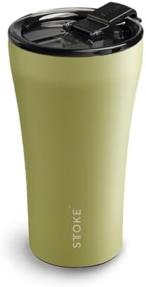 Sttoke The Mossy Meadows Classic with Leakproof Lid Heather Green Tumbler, 12 oz. Capacity by Sttoke