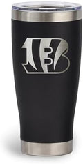 The Memory Company Officially Licensed 20oz Tumbler Etched, Cincinnati Bengals by TheMemoryCompany