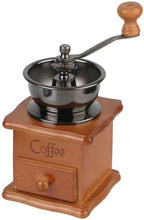 Manual Coffee Bean Grinder Utensils Stainless Steel Handle Wooden With Ceramic Millston Spice Burr(Light Color) - Image 2