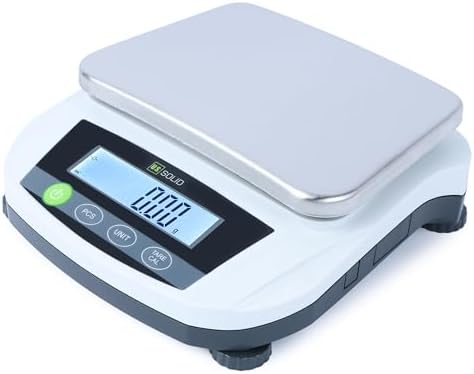 U.S. Solid Digital Lab Scale 5000g x 0.01g Precision Analytical Balance Kitchen Jewelry Scientific Weighing - LCD Display by USSolid