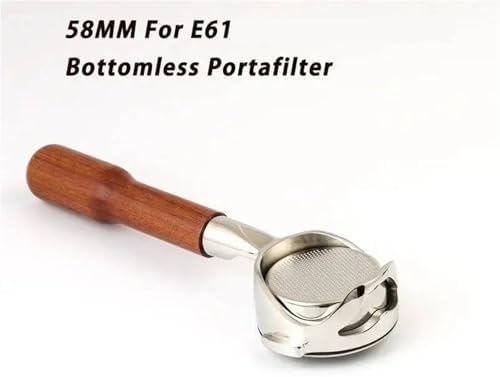 Bottomless Hollow Portafilter,58MM 2ears For E61, Compatible For EXPOBAR, Steel Coffee Filter Espresso Modified(58mm-E61-C3) - Image 2