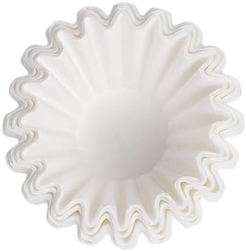 50pcs Disposable Basket Coffee Filter Paper ，Pour Over Filter Papers Cake Shape，Compatible With B75 Wave Dripper 155 85 Series by Unknown