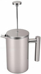 Dpofirs French Press Coffee Maker, 304 Stainless Steel Double Wall Insulated Tea Infuser Coffee Pot with 600ML Capacity, for Home Office Use - Image 2