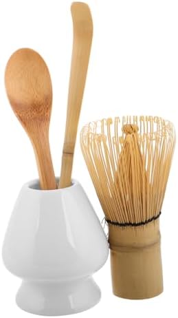 Matcha Tool Set Ceramic and Bamboo for Tea Ceremony Use by Healifty