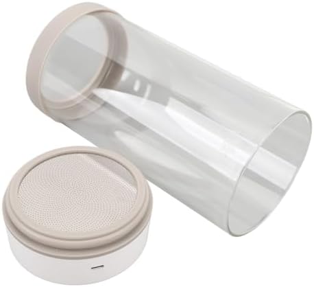 Electric Vacuum Canister Glass Sealed Jar for Tea, Coffee Beans, Nuts with Built in Battery, Convenient for Home Kitchen Organizer (1350ml) - Image 2