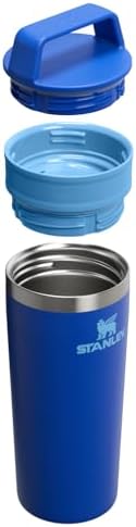 STANLEY Cafe To Go Travel Mug 16 oz | Leakproof Two-Part Drink Through Lid | Tumbler Cup for Coffee, Tea and Drinks | Insulated Stainless Steel Coffee Mug | BPA-Free | Cobalt - Image 2