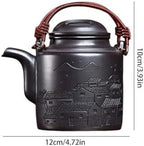 Tea Kettle Portable Outdoor Ceramic Handle Kettle Household Tea Maker Ceramic Tea Infuser - Image 2
