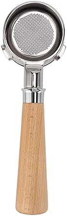 58mm Bottomless Portafilter, 3-Ear Beech Wood Handle - Image 5