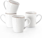 famiware Eden Coffee Mugs Sets of 4, 12 oz Ceramic Stoneware Mug Cup Set by Famiware