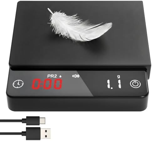 Garnen Mini Espresso Coffee Scale with Timer, 0.1g Digital Smart Scale by Unknown