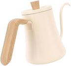 Rengue Stainless Steel Gooseneck Electric Kettle with 304 Food Grade Material and Ergonomic Handle for Pour Over Coffee Tea Drip Coffee Kettle Compact 600ml Boiling Water - Image 7