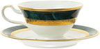 Noritake T59587/4712 Cup & Saucer (Both Coffee and Tea) 220cc Fitzgerald Green Bone China - Image 3